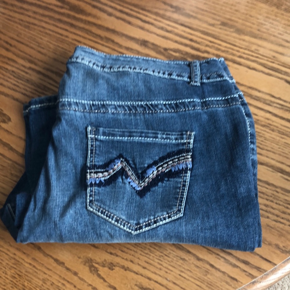 Lane Bryant distressed jeans